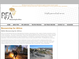 RFA - Skills Resourcing for Africa
